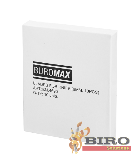 Lame de rezervă pentru cuțiț, 9 mm, 10 buc, BUROMAX
